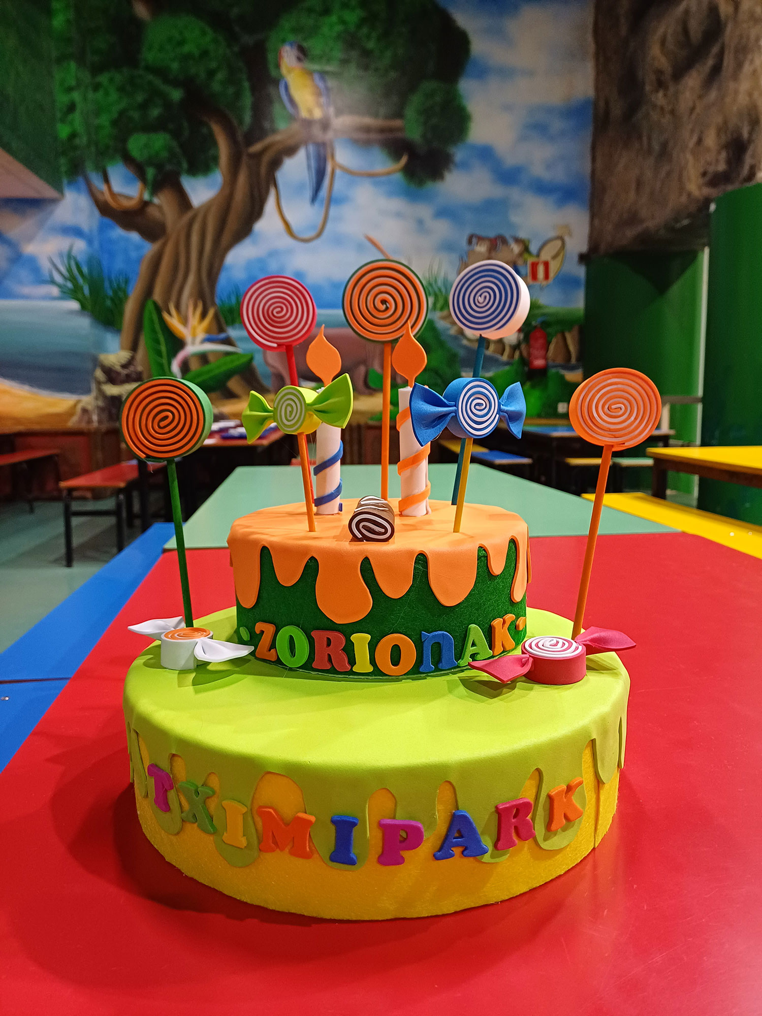parque infantil tarta